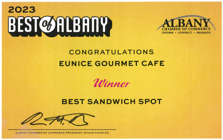 Best of Albany 2023 Award for Best Sandwich Spot